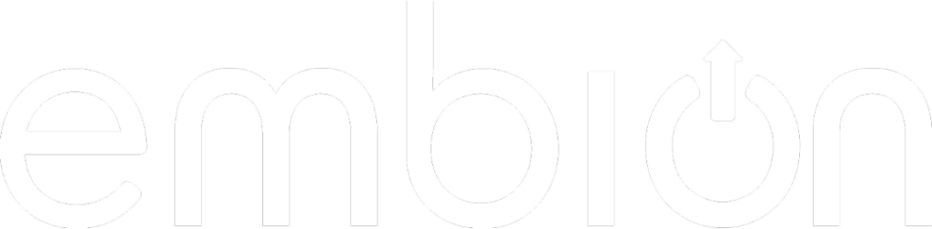 Embion Logo – Hersteller von Energiemanagement-Systemen und Controllern.